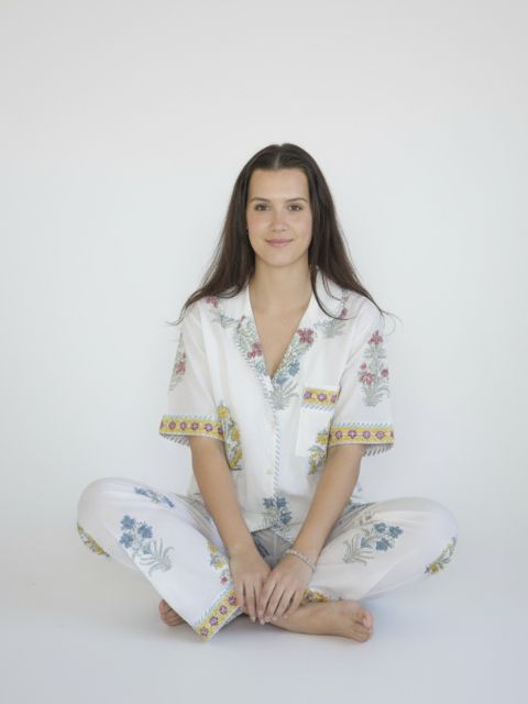 Nibi PJ Set - Short Sleeve & Long Pant