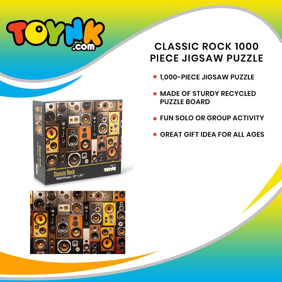 Classic Rock 1000 Piece Jigsaw Puzzle