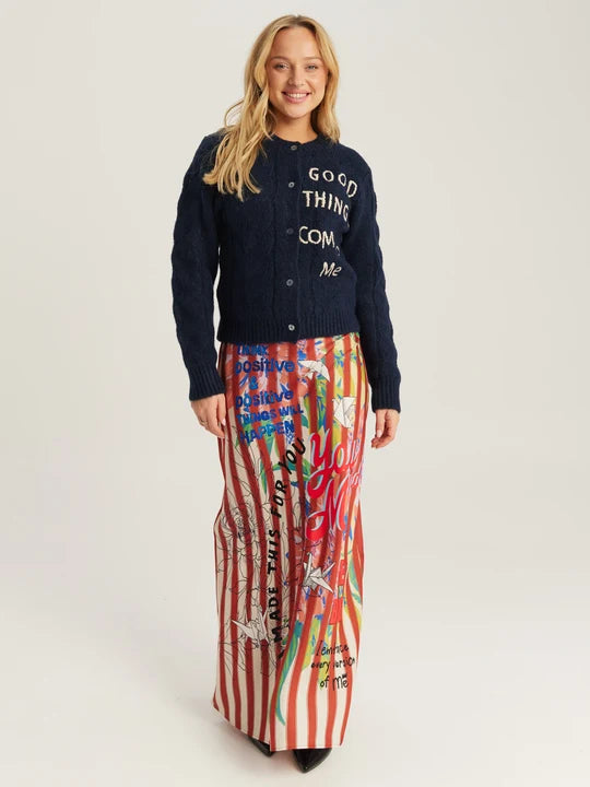 myra cropped cardigan