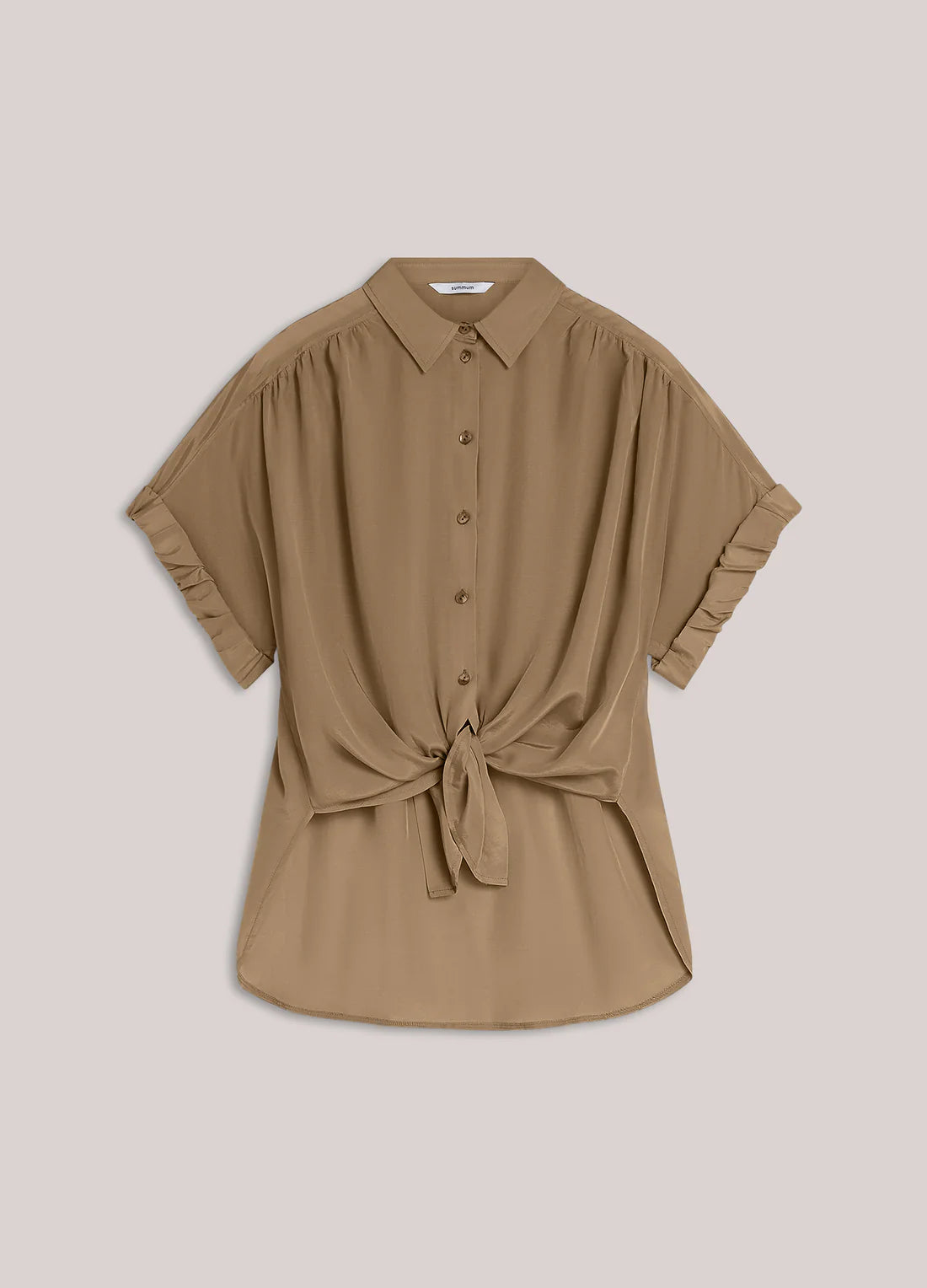 Wear-Your-Way Shiny Blouse