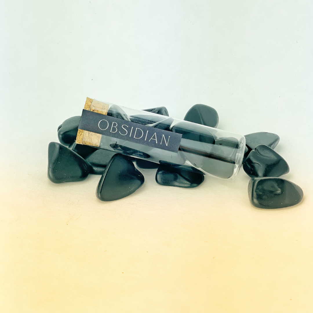 Obsidian Crystal Point