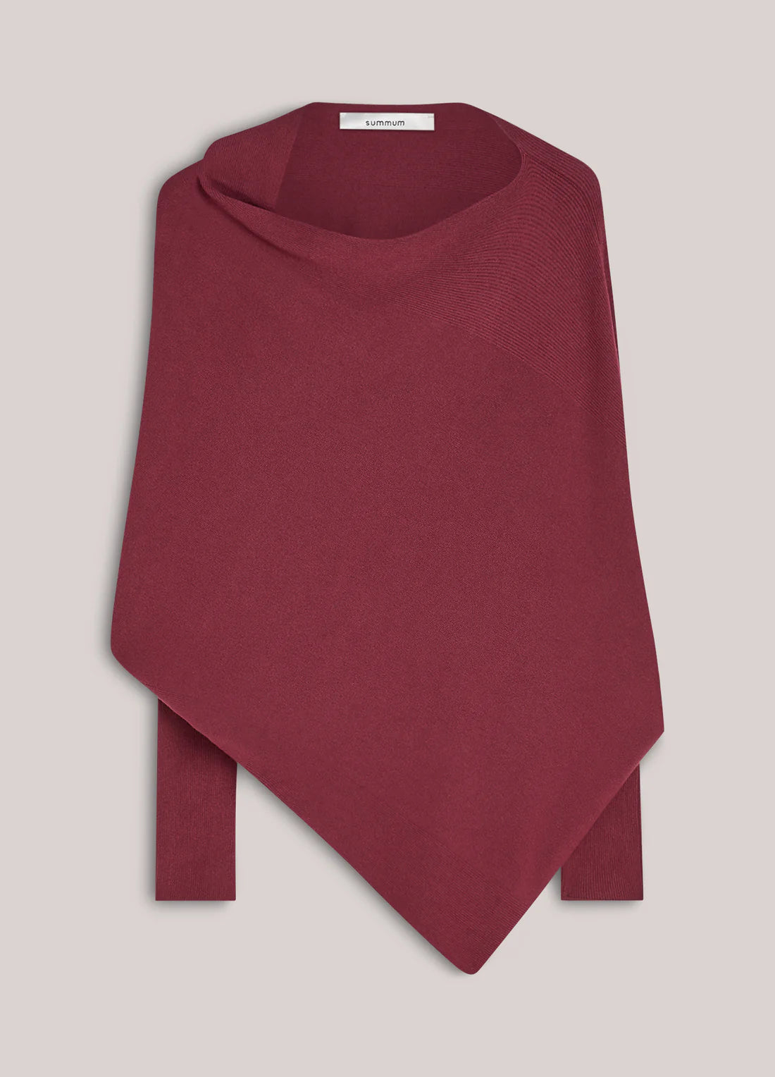 Asymmetric Jumper in Seamless Knit