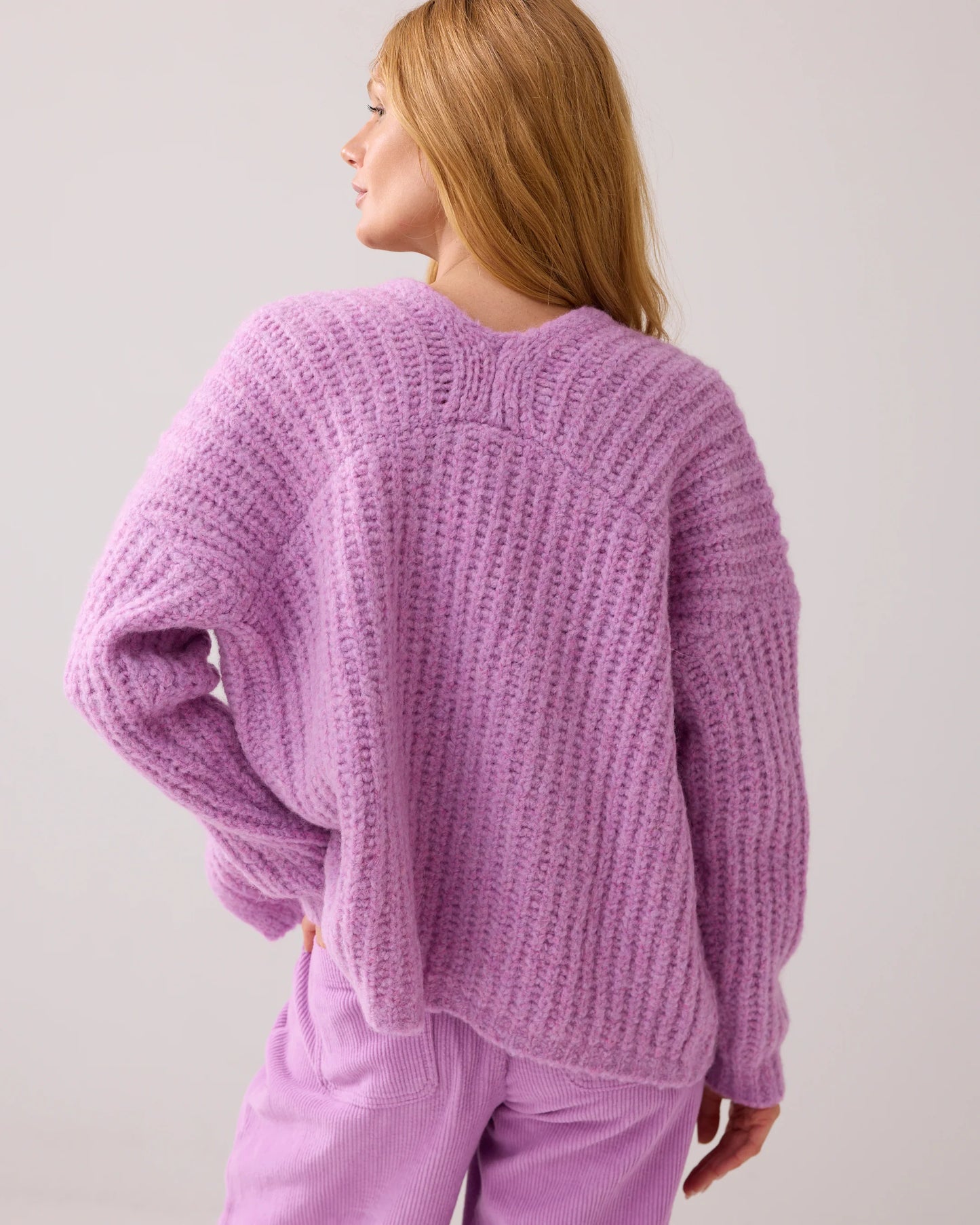 Boxy Cardigan Italian Yarn