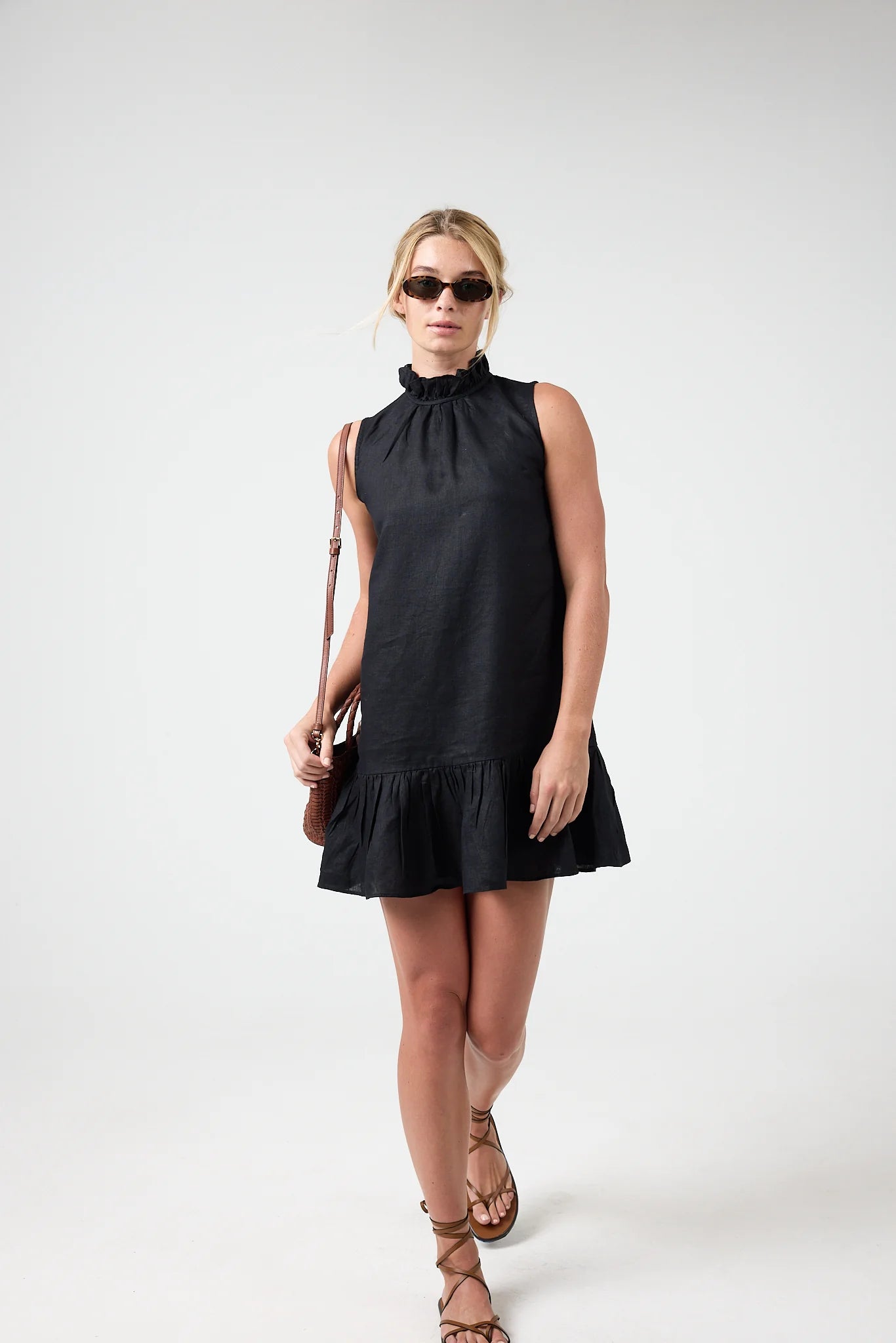 Daisy Short Linen Dress