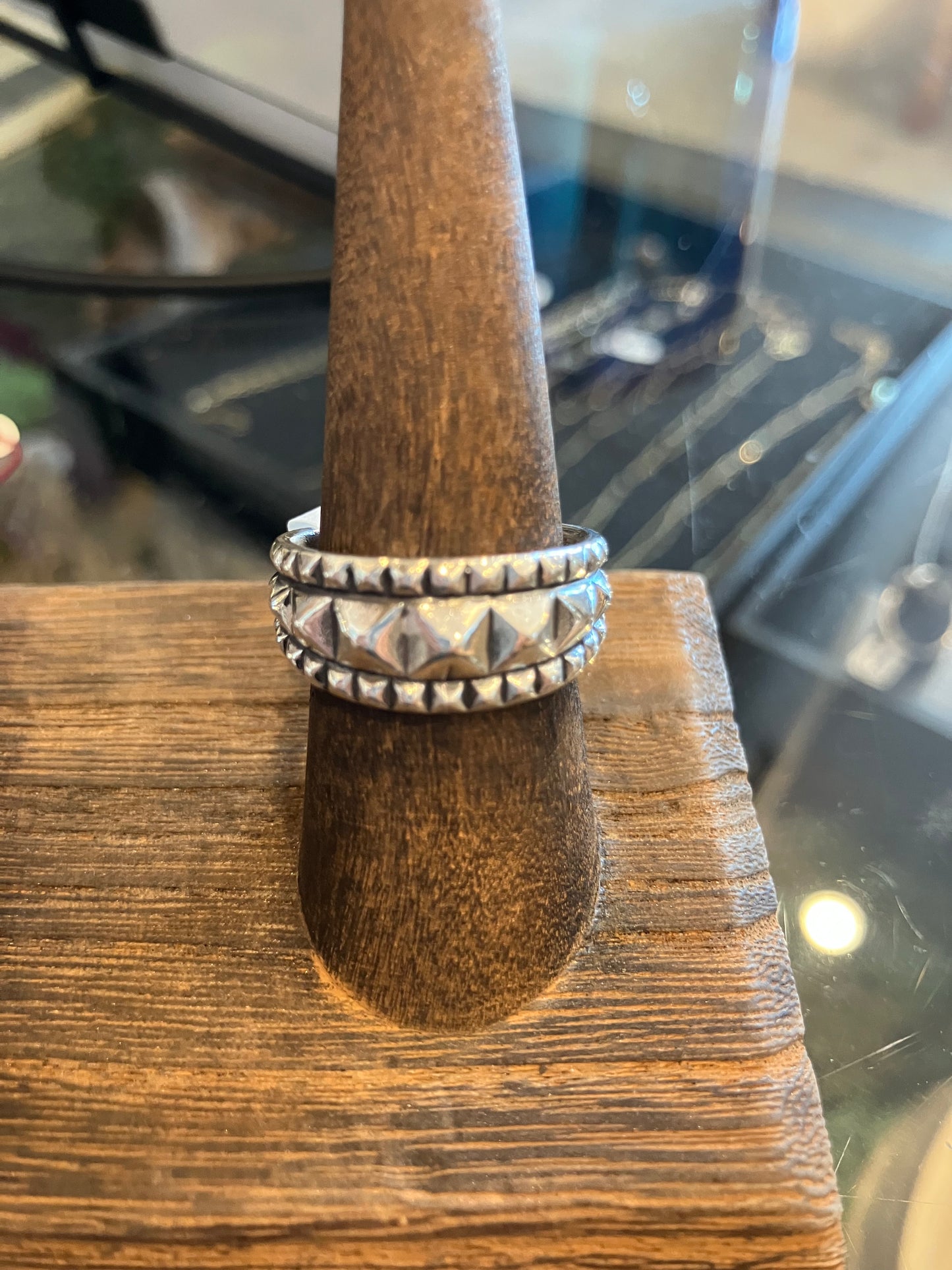 Pyramid Stud Ring