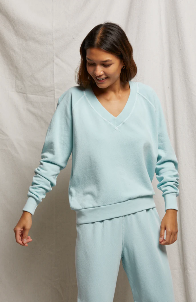 Sweatshirt Iced Aqua