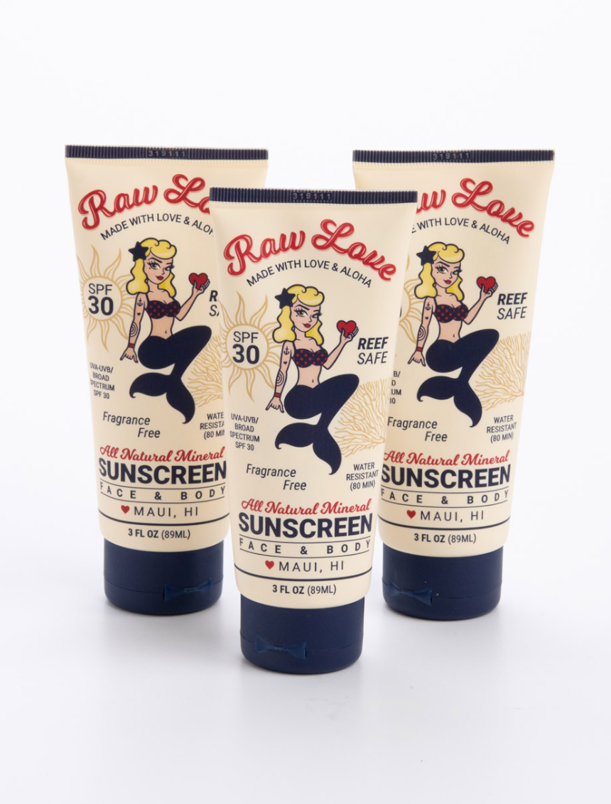 Raw Love Mineral Sunscreen Lotion 3oz