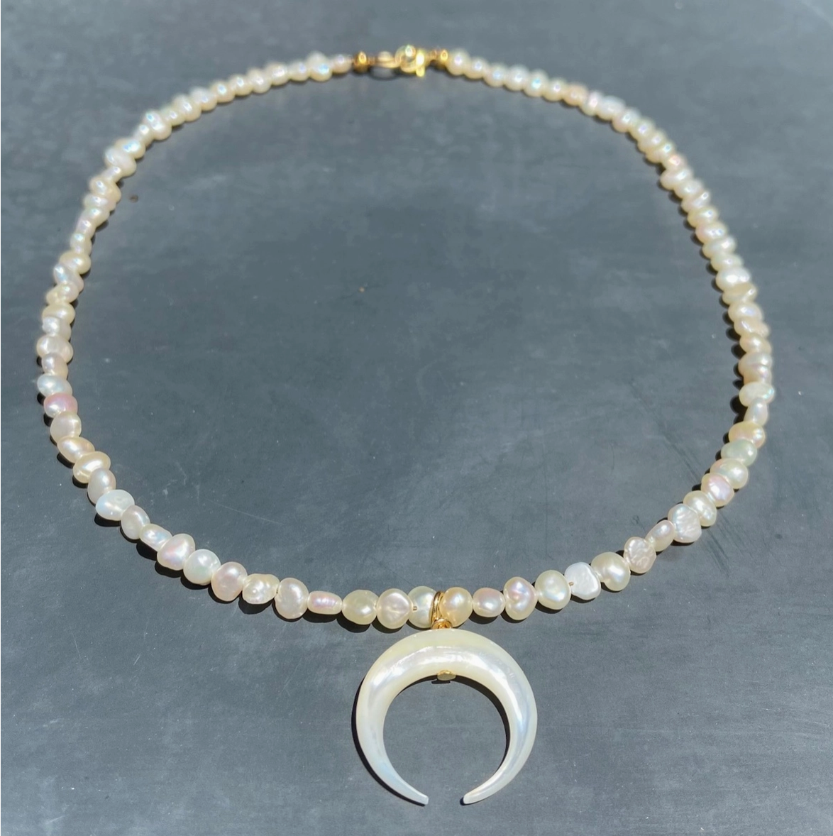 Tulum Crescent Necklace