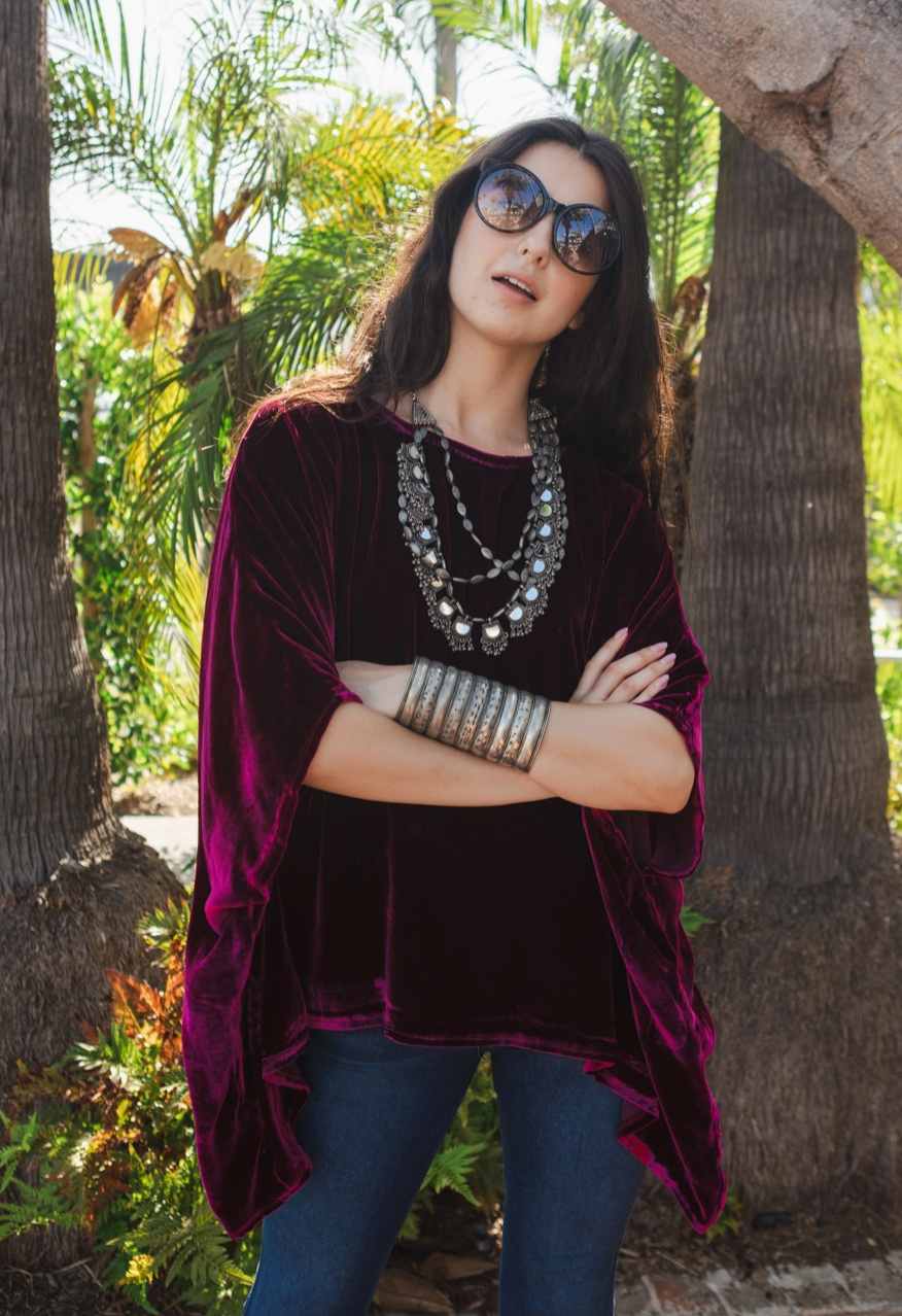 Silk Velvet Top