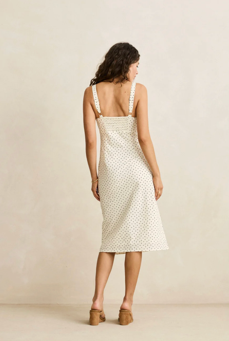 Polka Midi Dress