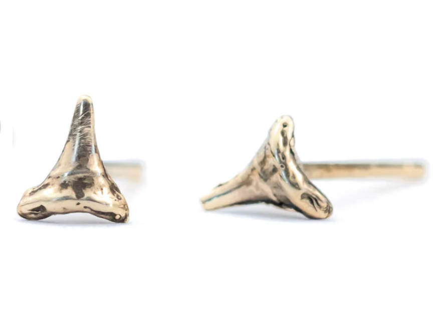XS Shark Tooth Studs PVD