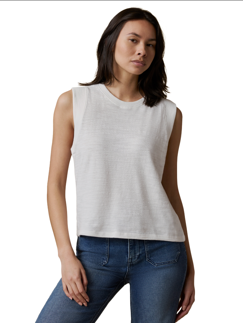 Sunwashed Slub Muscle Tank