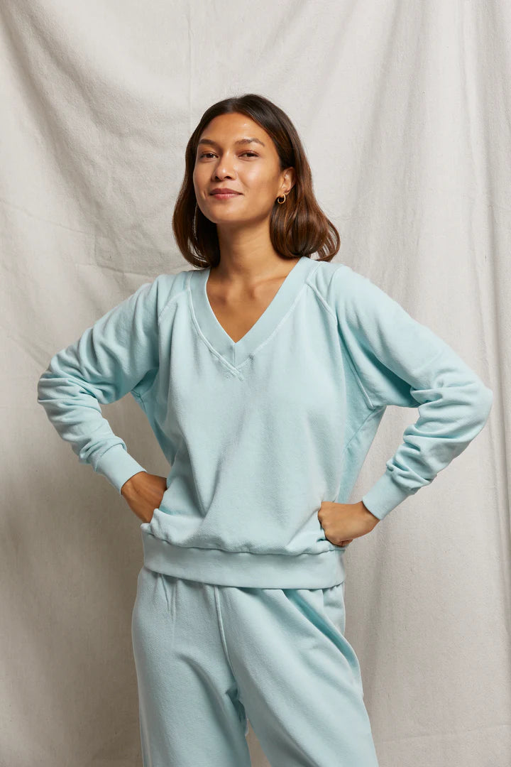 Sweatshirt Iced Aqua