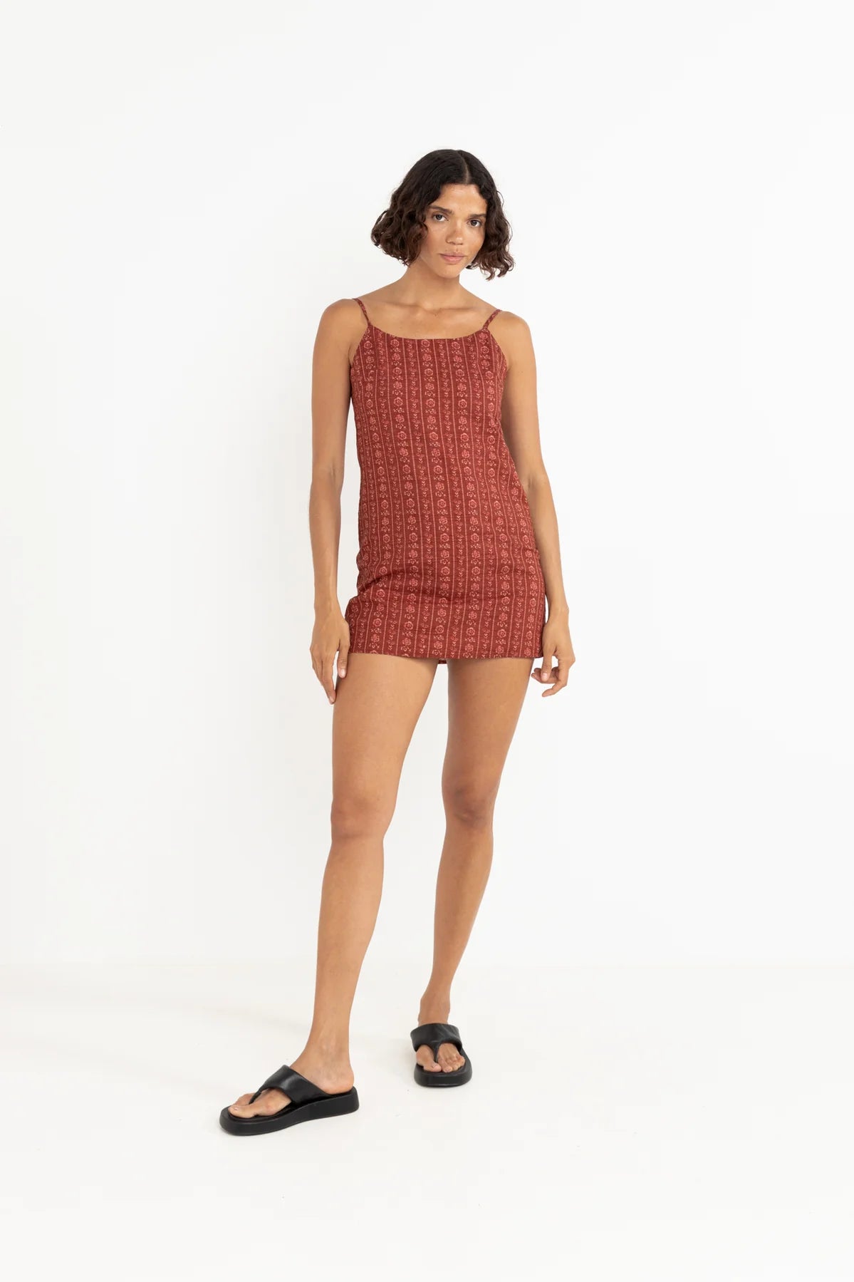 Vintage Floral Mini Dress