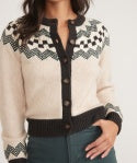 ava fair isle cardigan