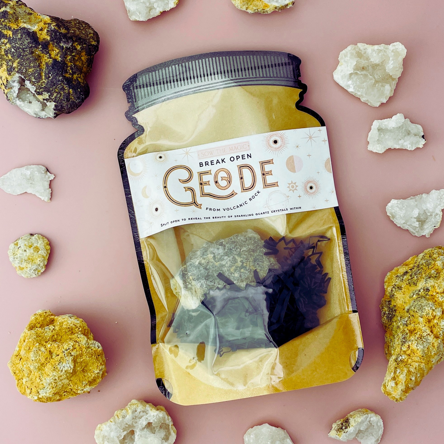 Break Open Geode Rock - Hidden Crystal Treasure
