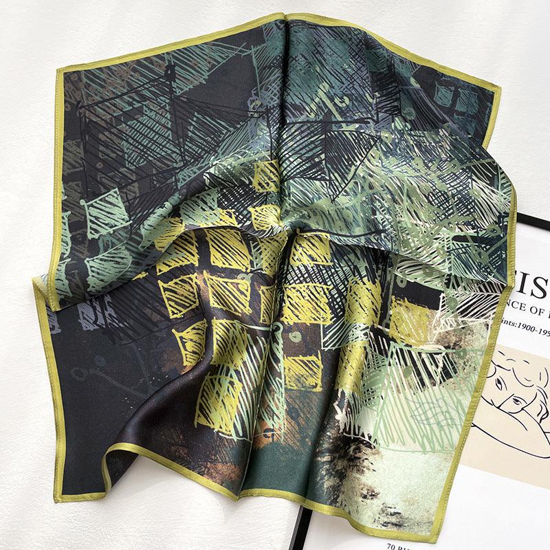 Checkered Graffiti Scarf
