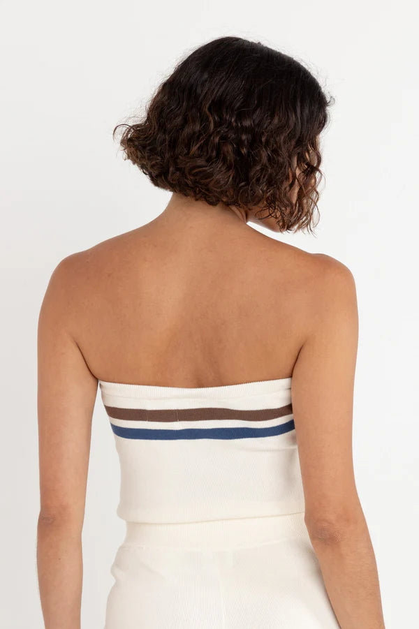 Delta Stripe Tube Top
