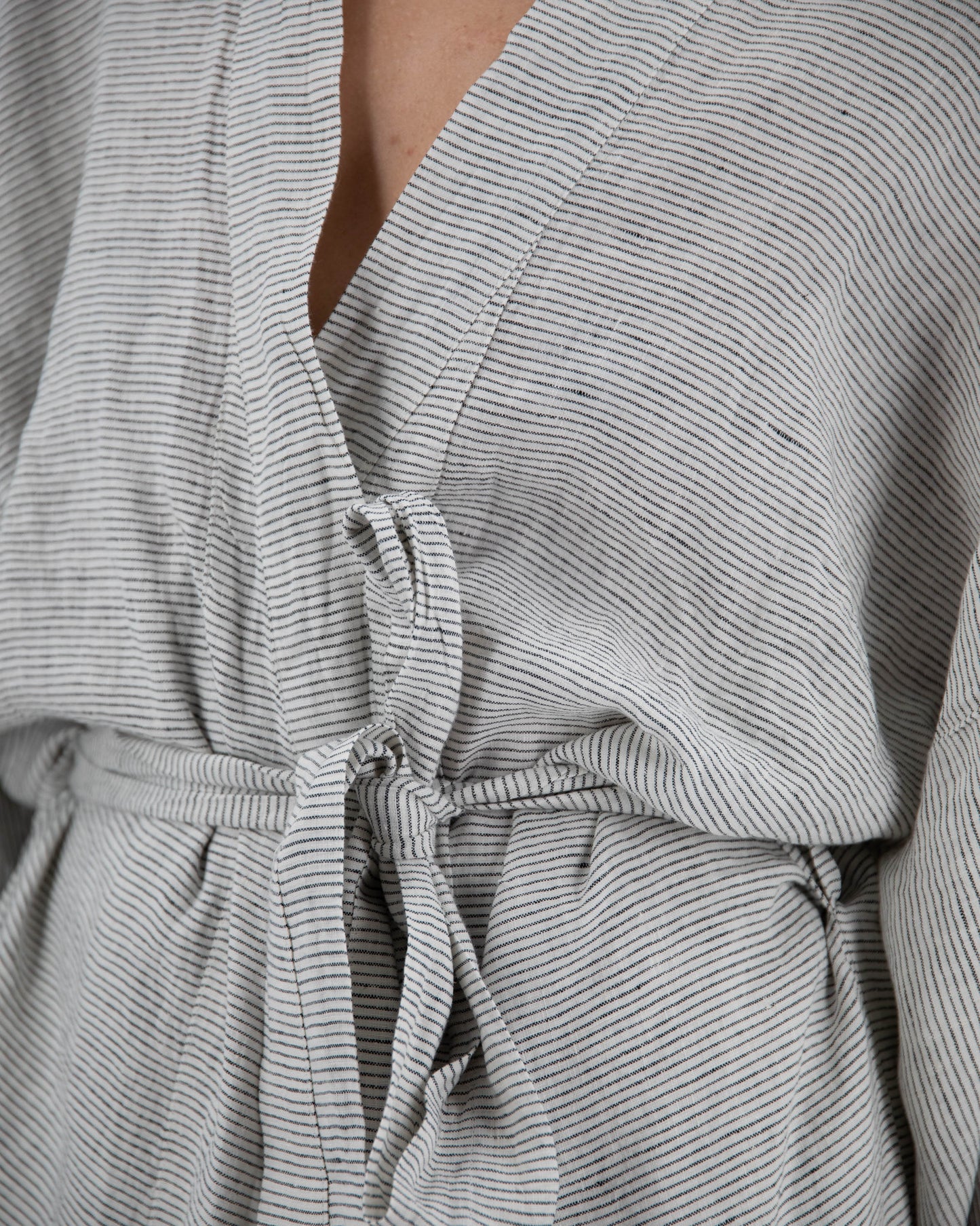 Sai Full Length Linen Robe