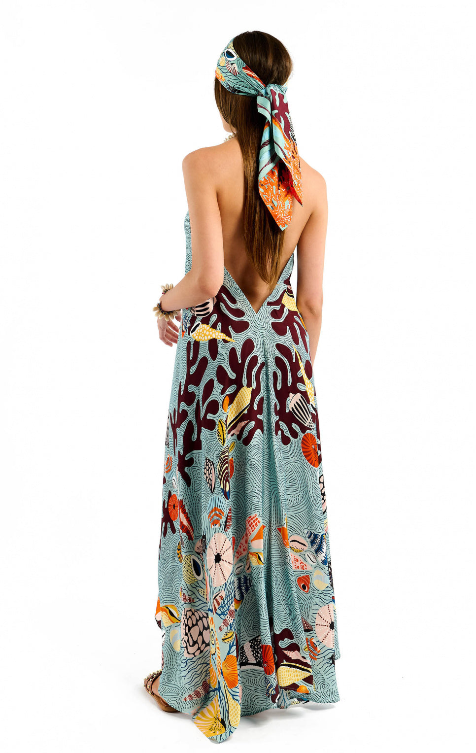 Voila Coral Dress
