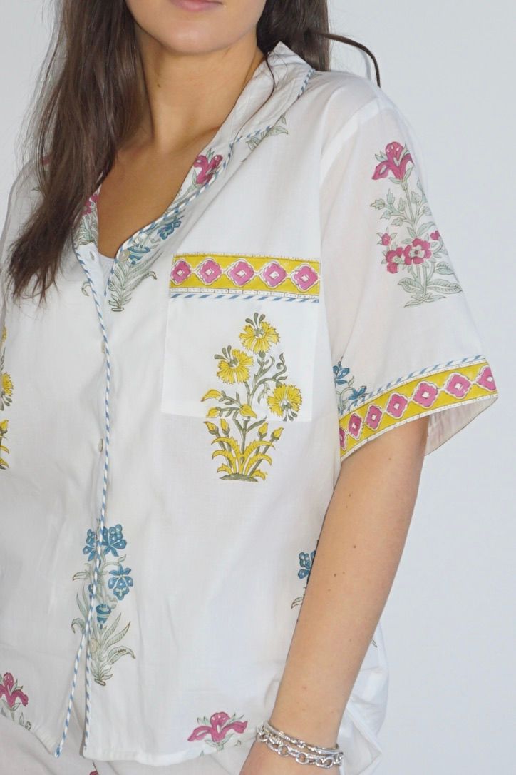 Nibi PJ Set - Short Sleeve & Long Pant