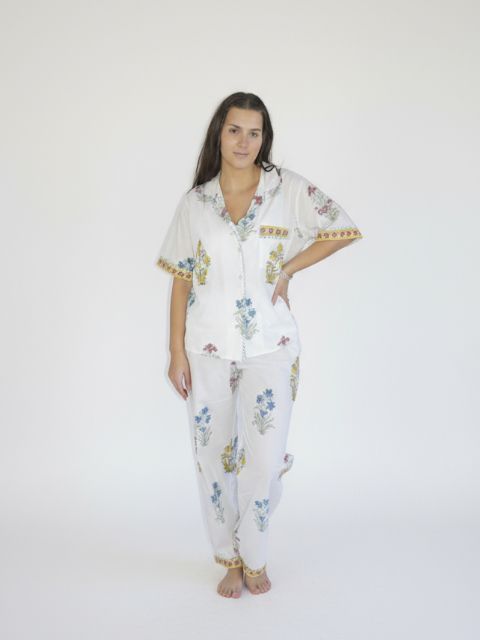 Nibi PJ Set - Short Sleeve & Long Pant