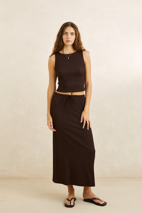 indie high neck tank