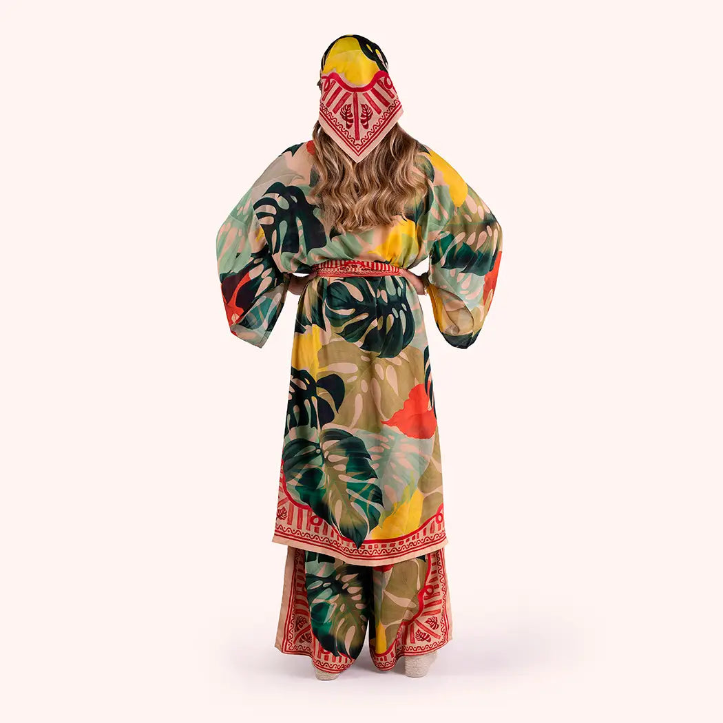 Exotic Leaves Kimono