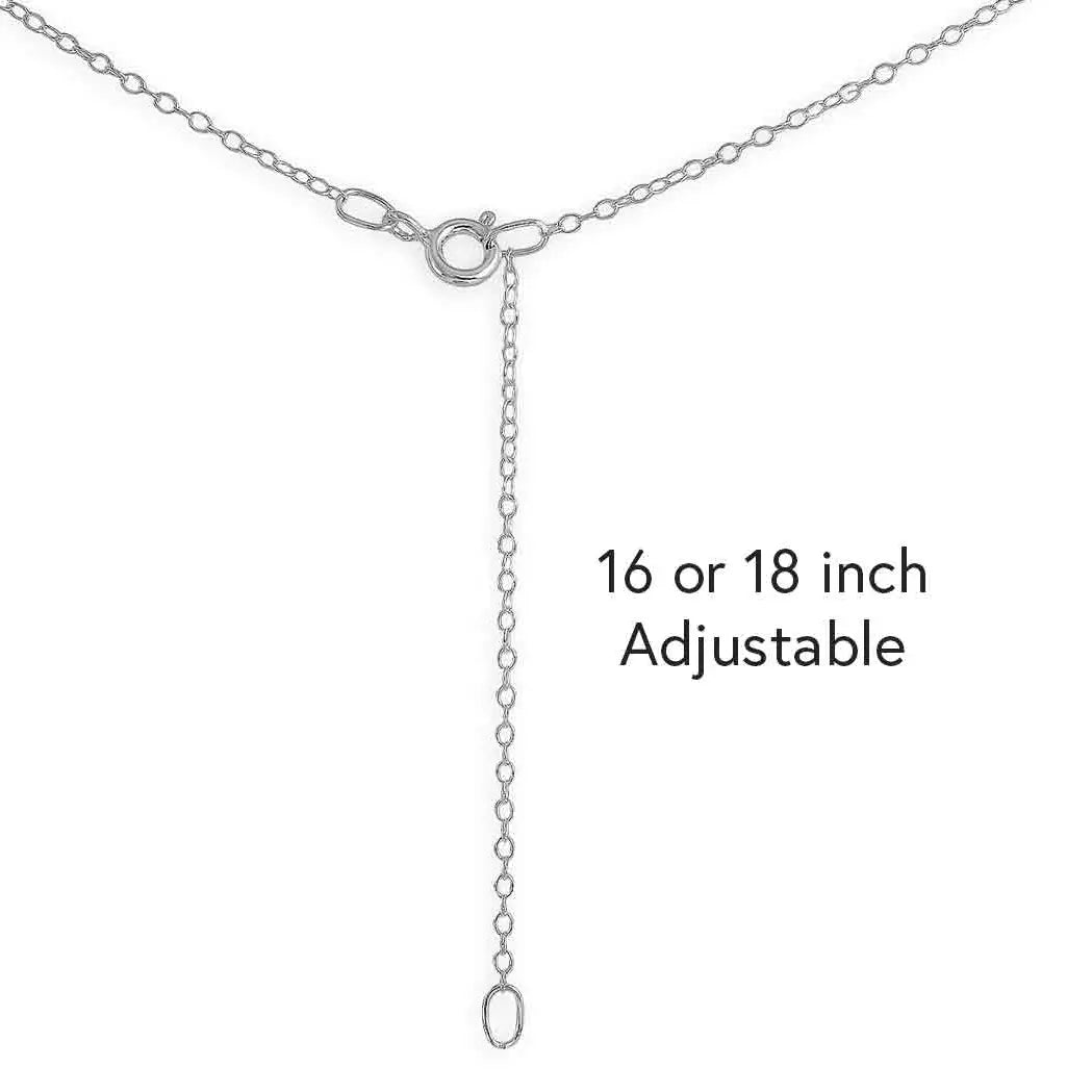mini skull necklace sterling silver