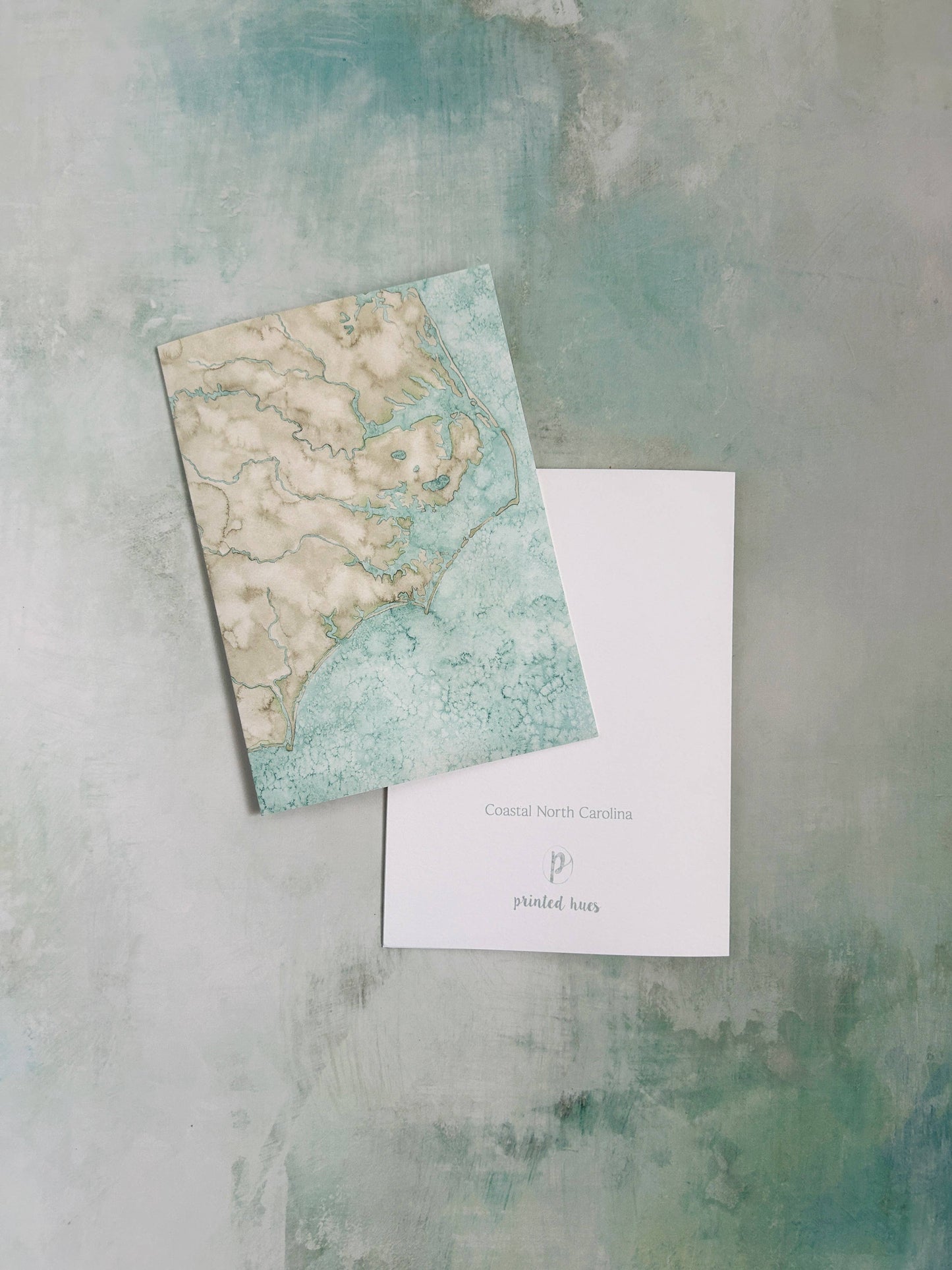 North Carolina Watercolor Map Cards - Box Set Stationery