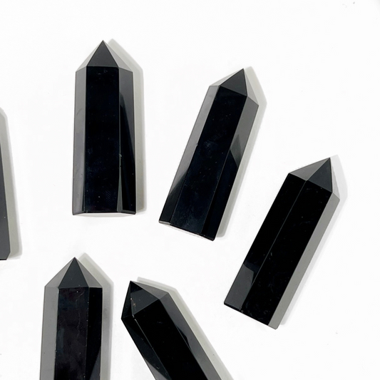 Obsidian Crystal Point