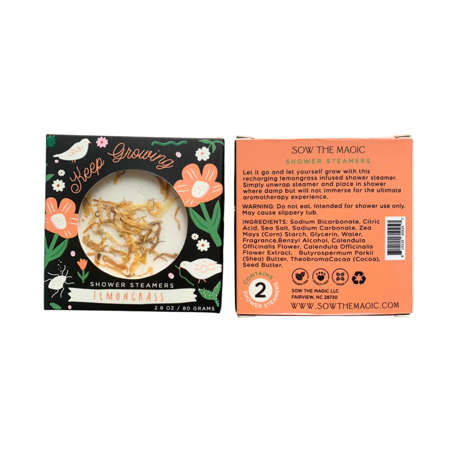 keep growing lemongrass shower steamer