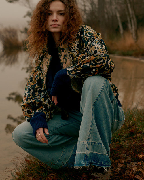 bomber jacquard