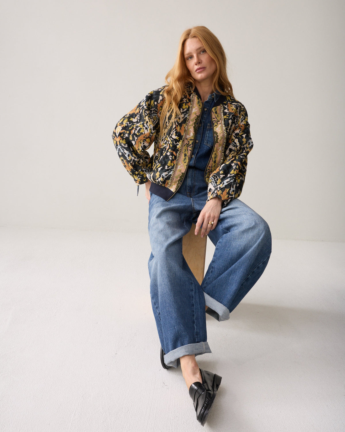 bomber jacquard