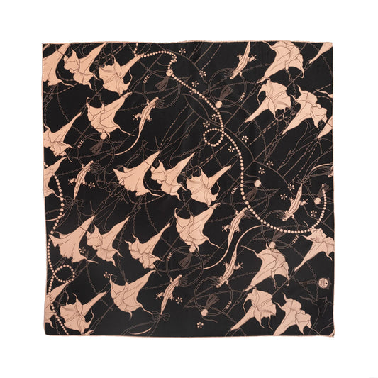 Datura Silk Bandana Scarf