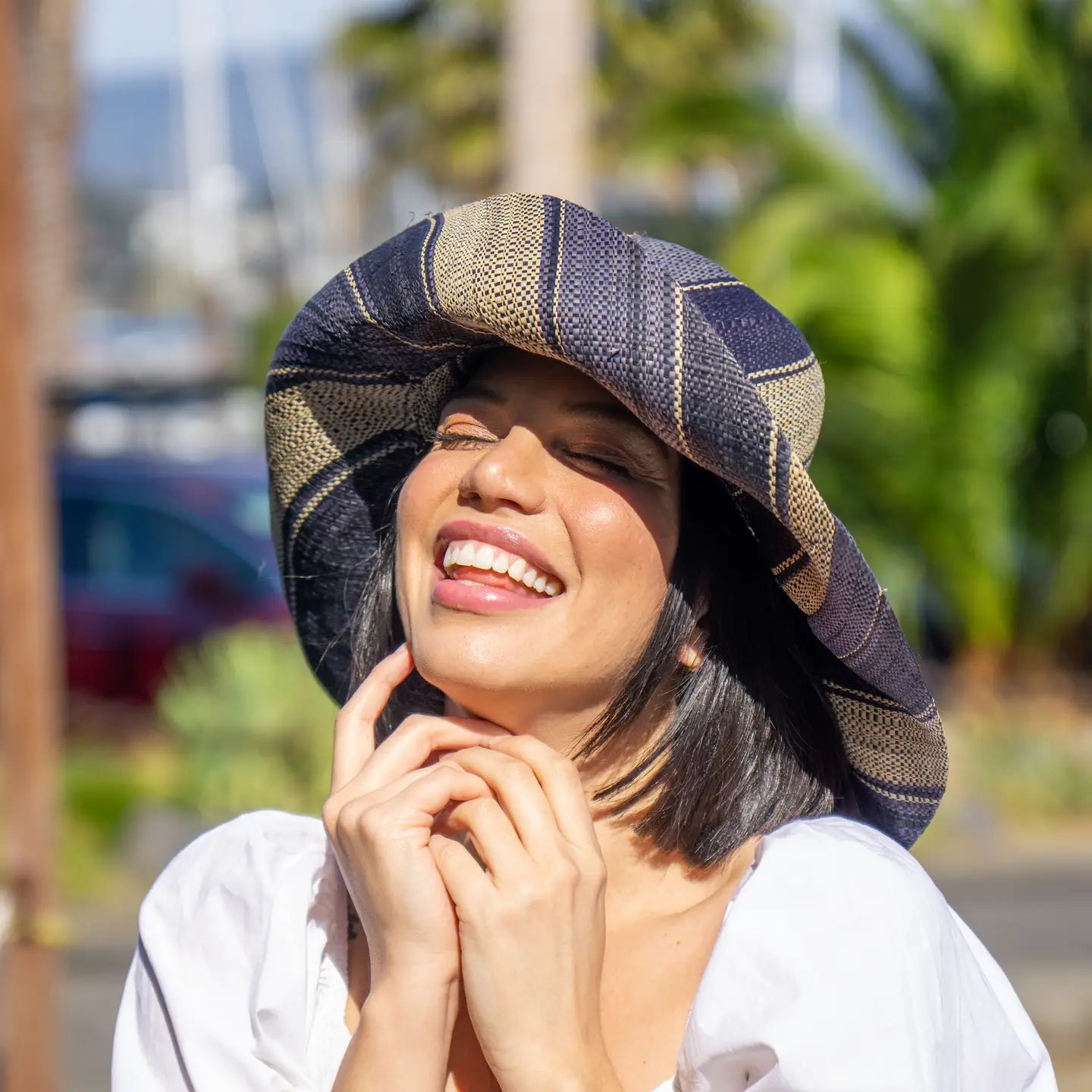 Monica Packable Straw Sun Hat