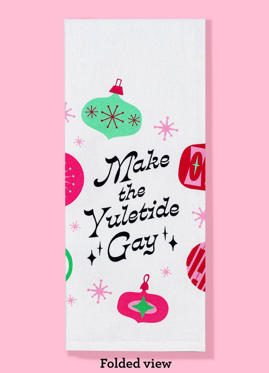 Make the Yuletide Gay Tea Towel Four Pack | Dishtowel