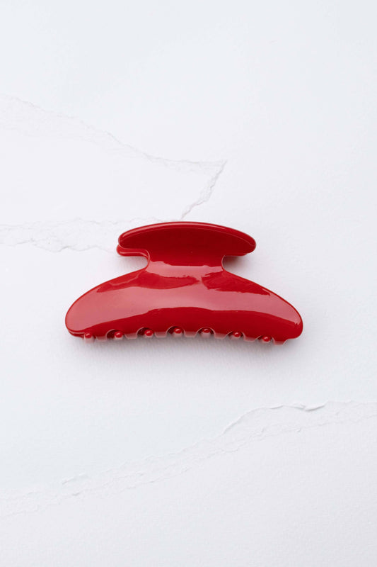 Midnight Gloss Cellulose Acetate Hair Claw Clip