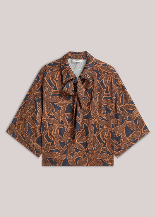 top abstract floral print