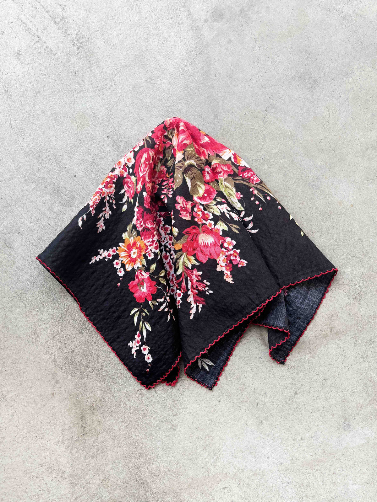 Vintage Floral Scarf