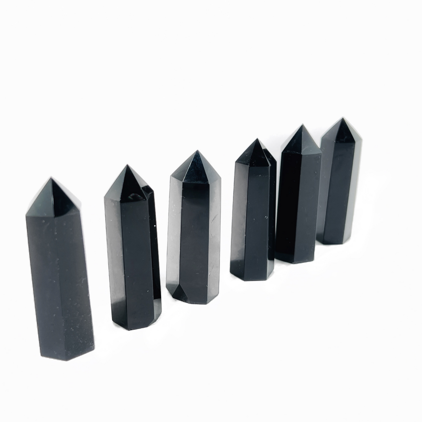 Obsidian Crystal Point