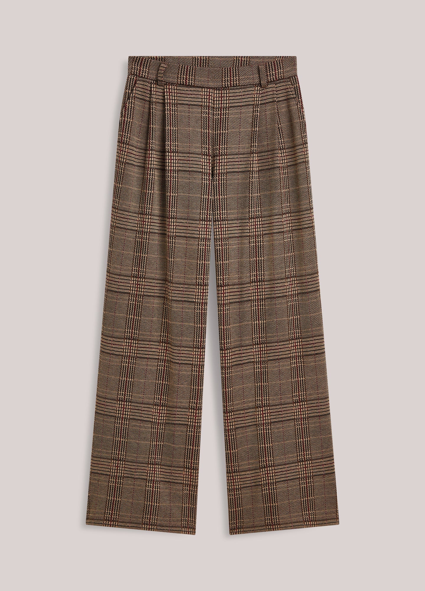 Plaid Jacquard Trouser