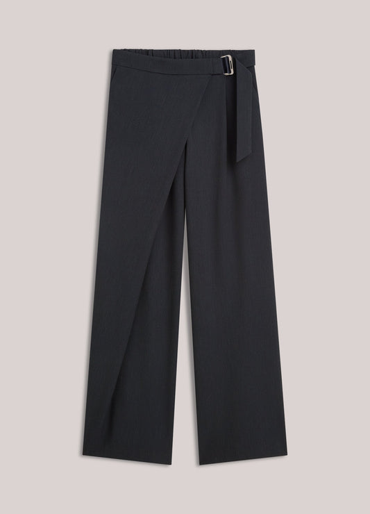 trousers pinstripe wrap around