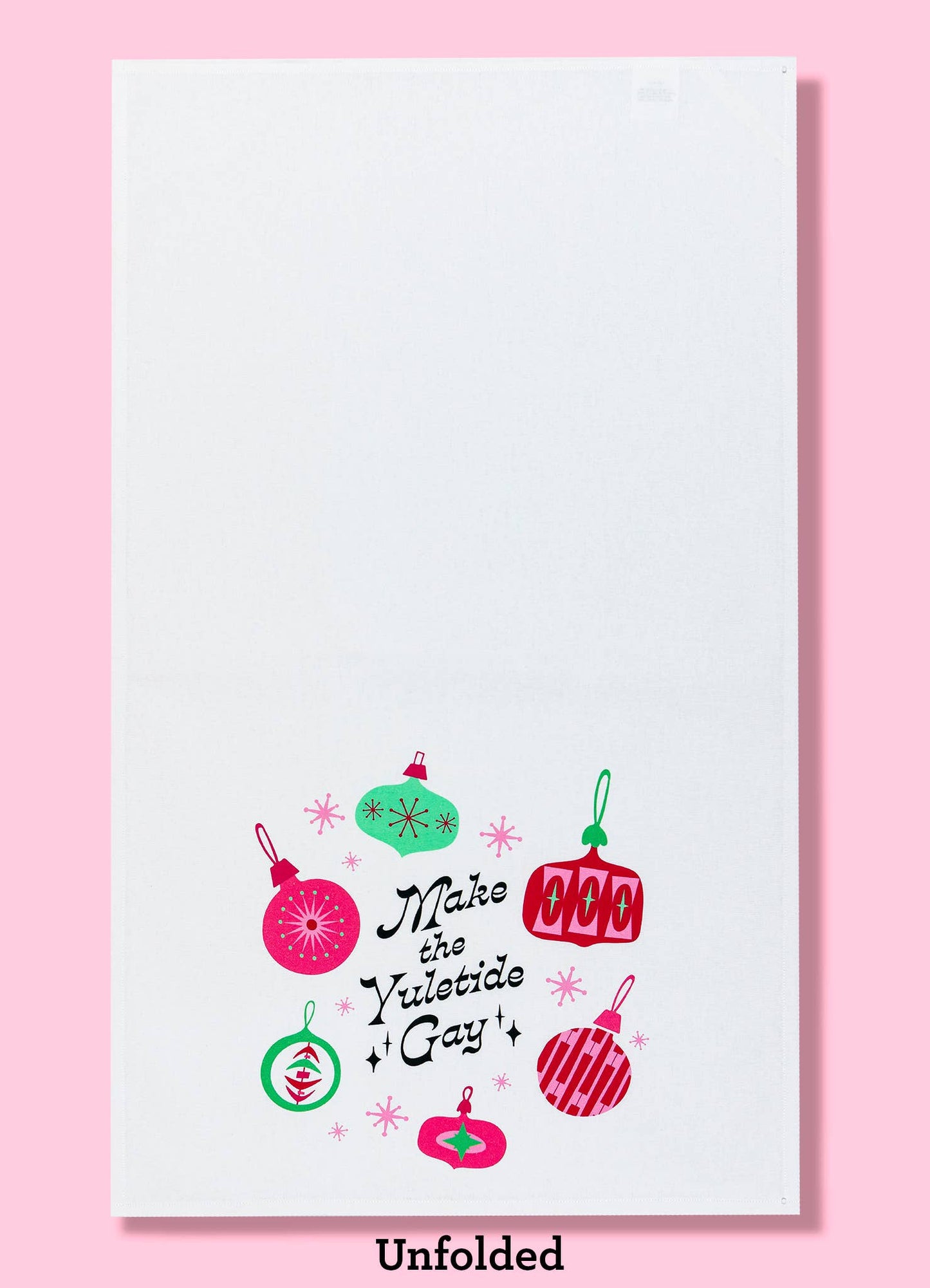 Make the Yuletide Gay Tea Towel Four Pack | Dishtowel