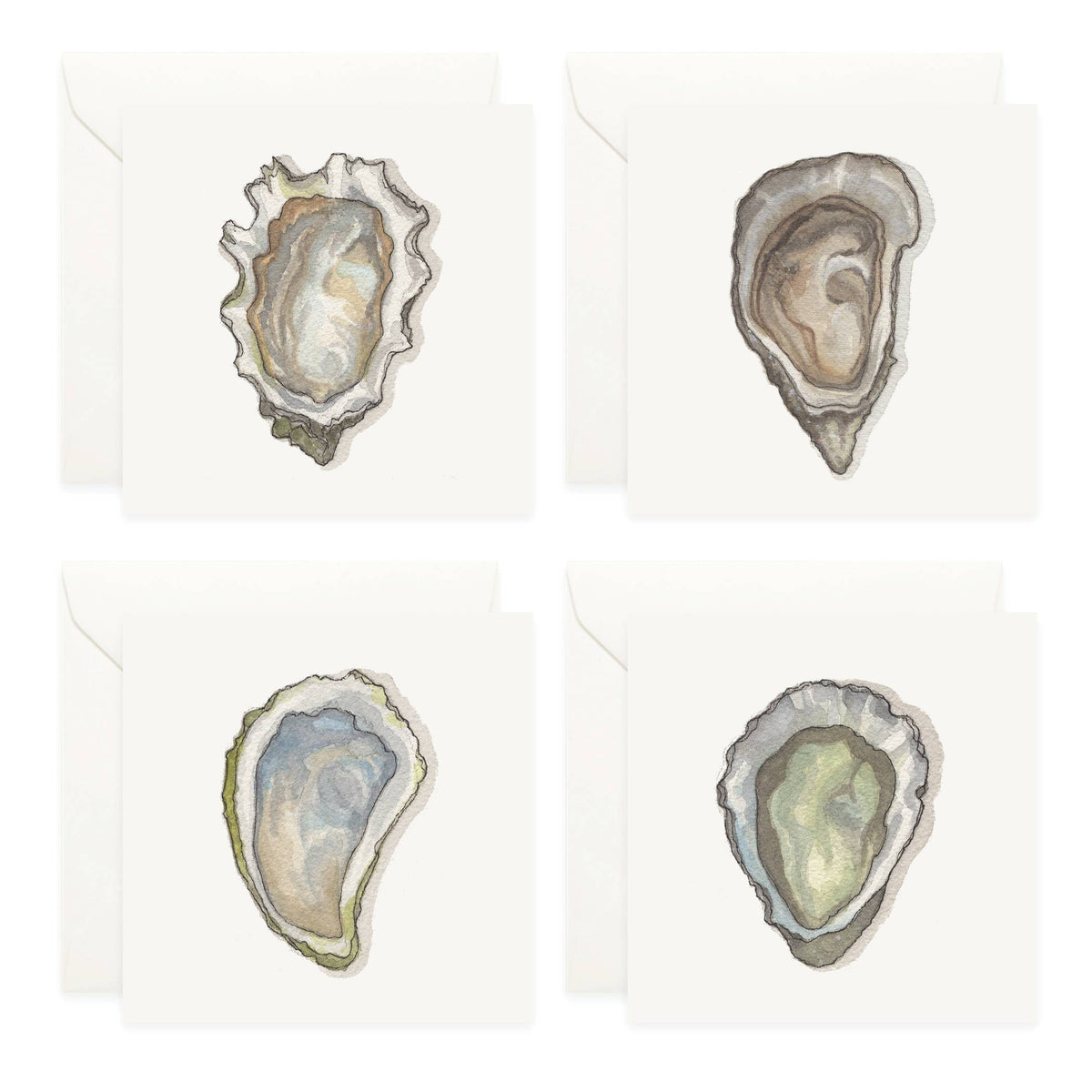 Mini Cards Set / Oysters