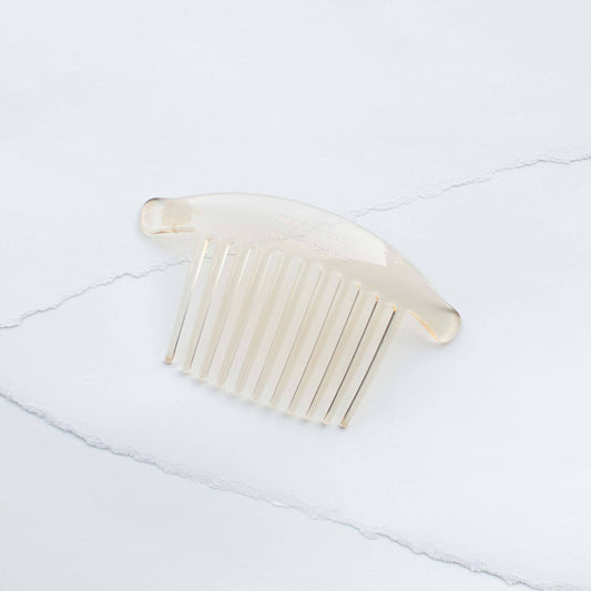 Curved Wide-Tooth Hair Comb Pin