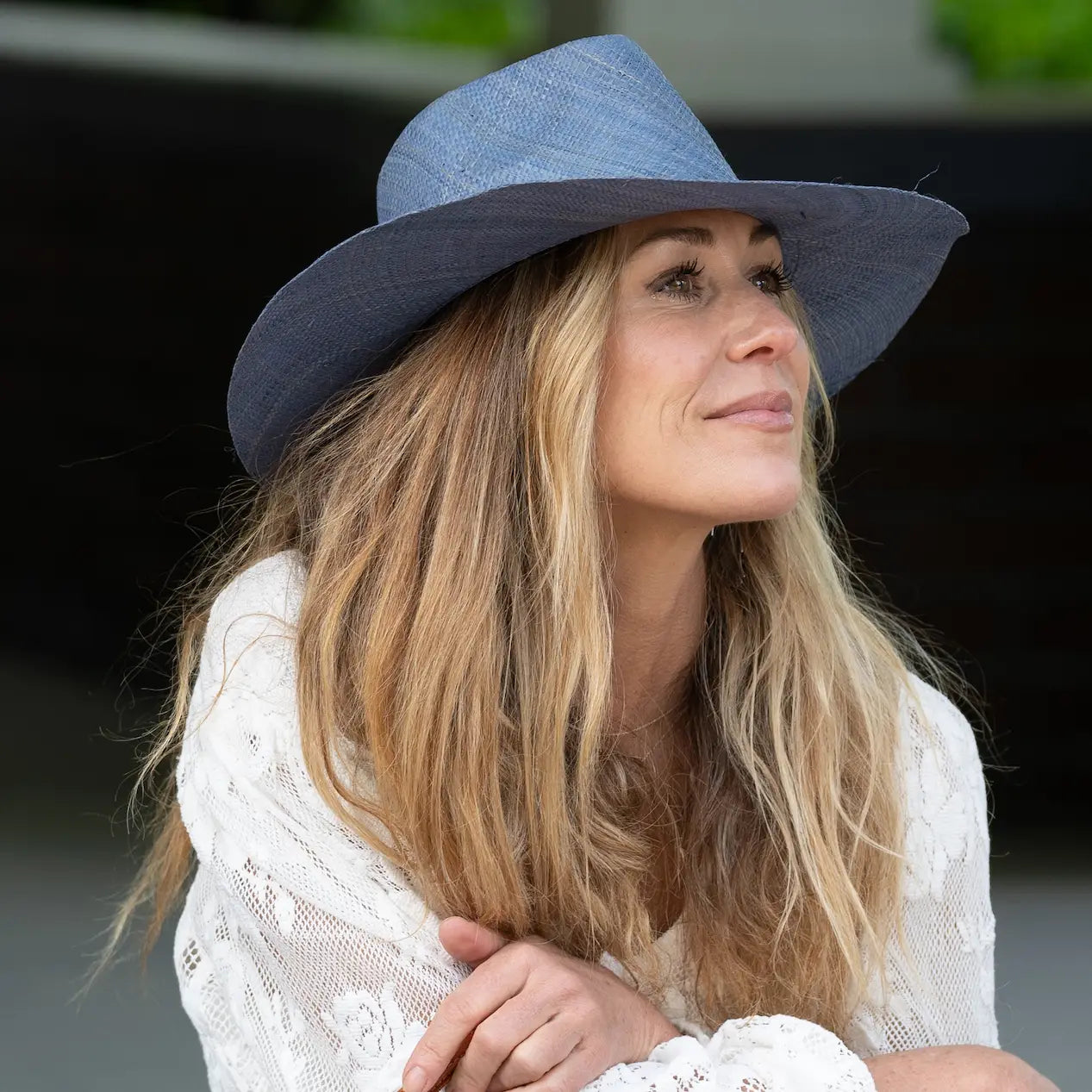Jamie 3" Brim Panama Unisex Straw Hat