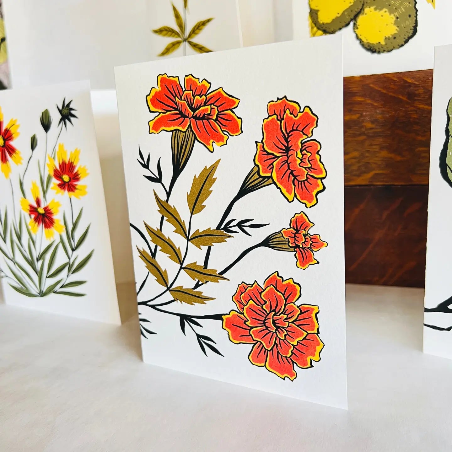 Natural Dye Plant Pen Pal Cards 5pk