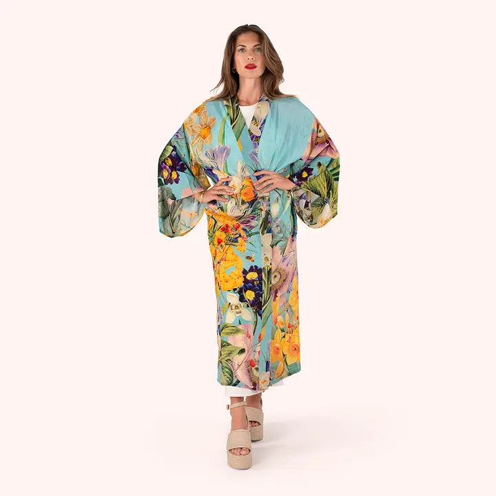 Long Kimono Gown