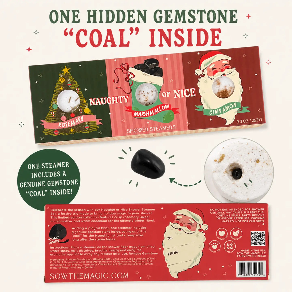 Naughty or Nice Shower Steamer
